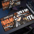 Hot Game Zenless Zone Zero New Mousepad 900x400mm Laptop Non-slip Keyboard Desk Pad XXL Anime Girl Hoshimi Miyabi Rubber Playmat