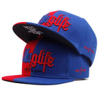 Thug Life Embroidery Snapback Baseball Cap for Streetwear Style