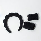 3PCS Spa Bubble Headband & Wristbands Skincare Set