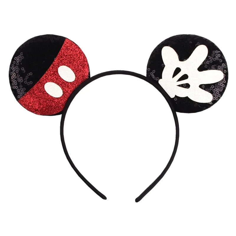 Boys Cute Mouse Ears Headbands Mickey Mouse Hairband With No Bow Party Festival Cosplay Christmas Birthdays Hair Accessories