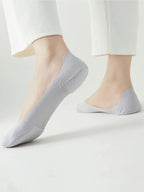 Women's Boat Socks for Plantar Fasciitis | Shock-Absorbing Insoles, Invisible Non-Slip Foot Pads for Comfortable Support