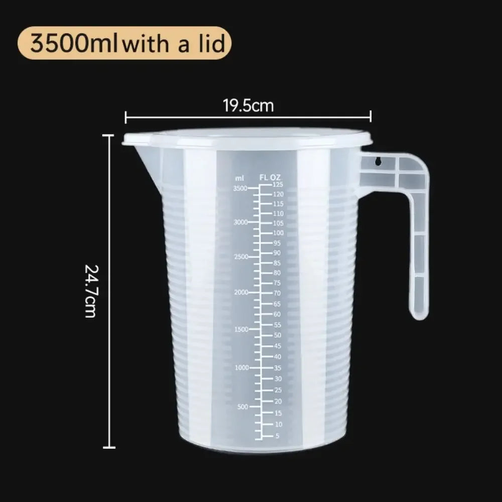 Food Grade Plastic Measuring Cup with Scale – Graduated Kitchen Measuring Jug