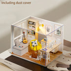 Wooden Miniature Doll House DIY 3D Puzzle Building Kit