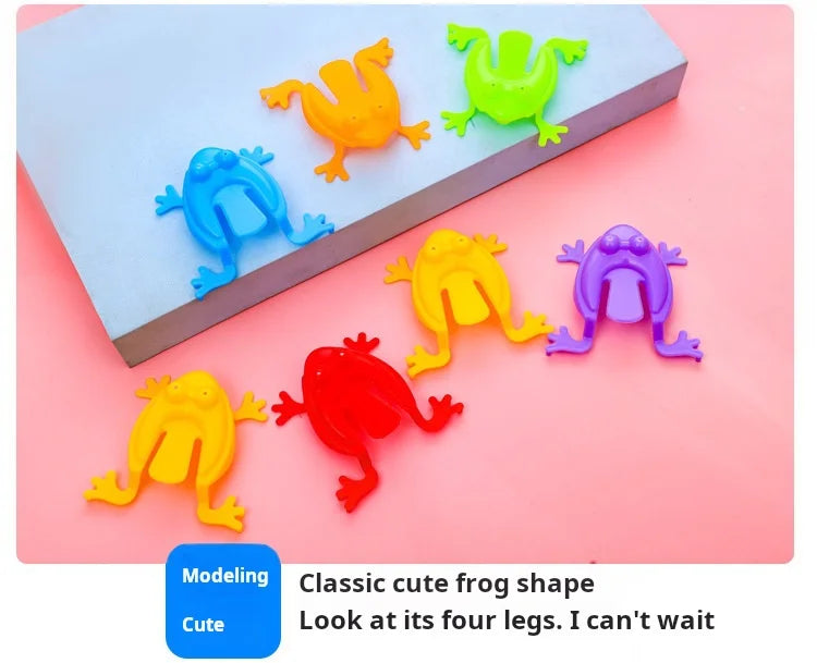 20PCS Colorful Jumping Frog Bouncing Toy Set for Kids