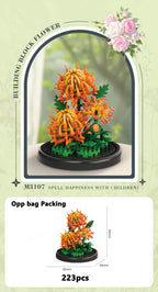 Eternal Flower Bouquet Bonsai Micro Building Blocks Set
