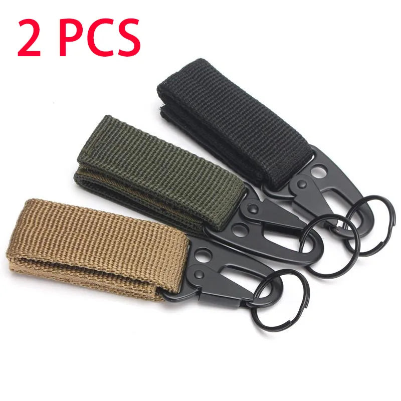 Tactical MOLLE Hanging Buckle Carabiner Clip for Outdoor Gear