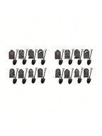Multi pcs Halloween Cupcake Toppers Cake Decorations Tombstones Graveyard Cupcake Toppers With Novelty Mini Shovel Spoons