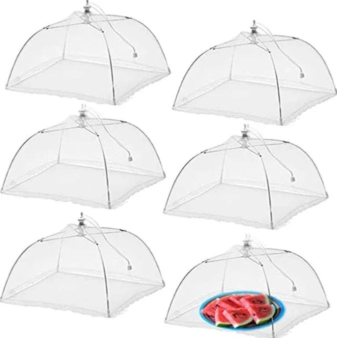 Foldable Pop-Up Food Mesh Cover – Reusable Fly & Insect Protection Food Tent