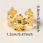 40Pcs Vine Leaf Shaped Alloy Hair Braid Ring Vintage Hair Pin For Dreadlock Women Girls summer Hair Accessories Loc Hair Jewelry