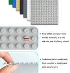 Classic Building Block Baseplate for Creative Construction Toy Sets
