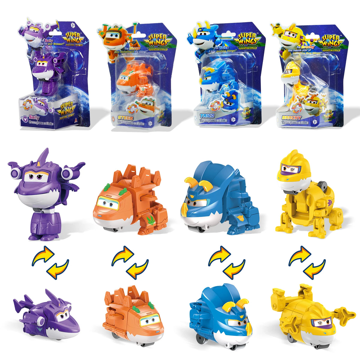 Transforming Airplane Toy Set