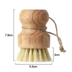 2pcs/set Kitchen Cleaning Brush Wooden Dish Brush with Natural Sisal and Coconut Durable Portable Eco Friendly Zero Waste