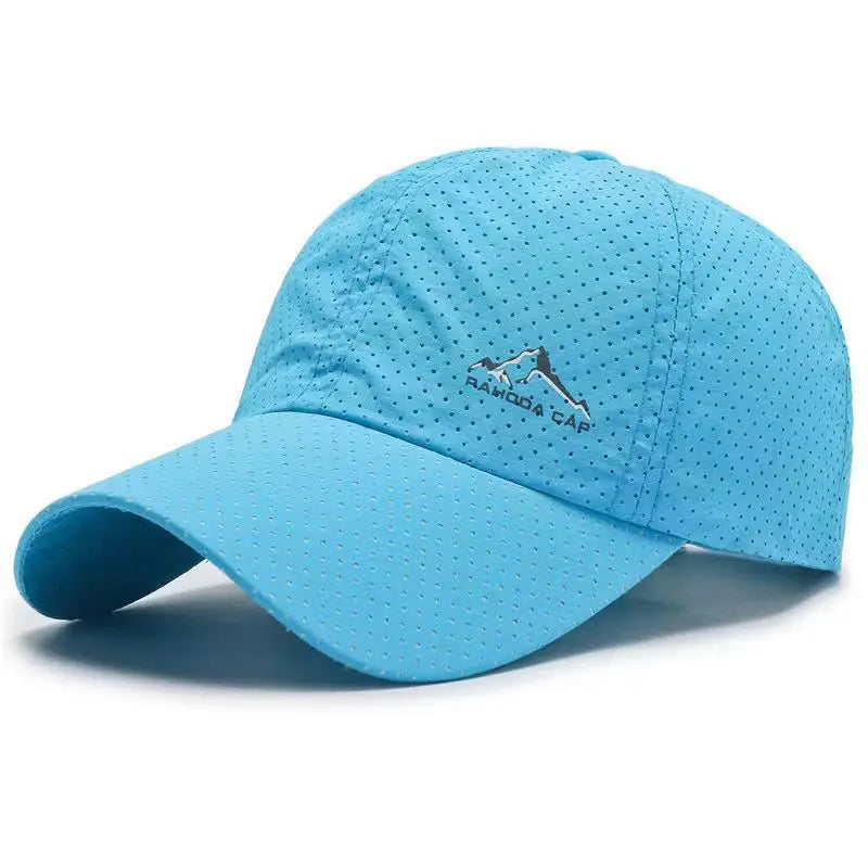 Unisex Ventilated Mesh Baseball Cap for Summer Outdoor Comfort