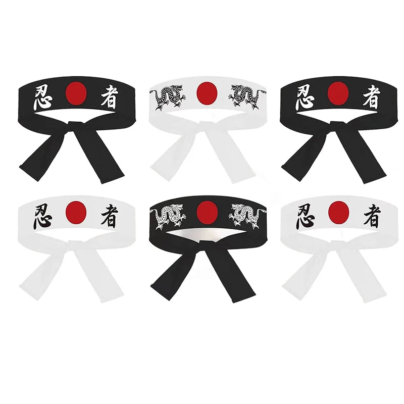 Japanese Hachimaki Samurai Sports Headband