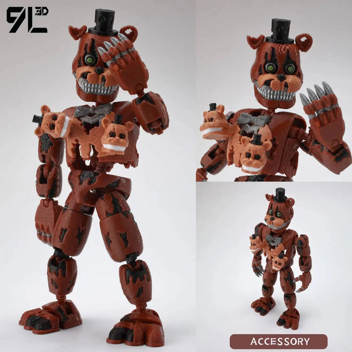 9L3D Dummy13 Horror Game Figure Realistic Anime Model Toys Articulated Joints Classic Collectible Desktop Ornament Surprise Gift