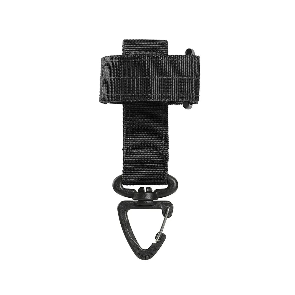 Tactical MOLLE Keychain Gear Clip Belt Holder for Outdoor EDC