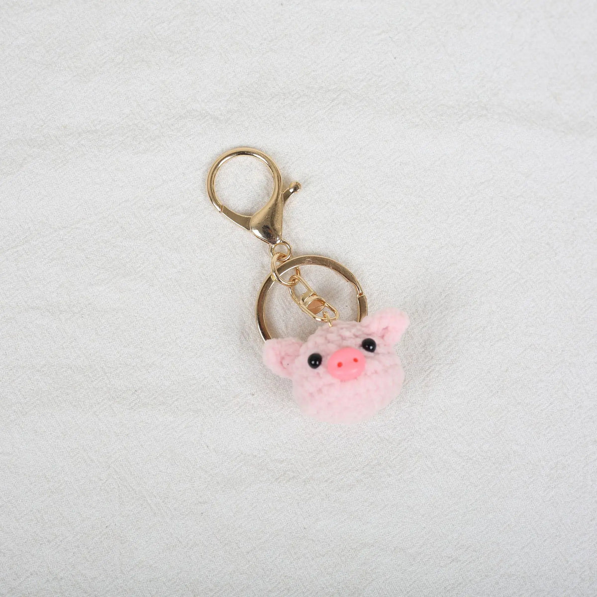 Mini Animal Crochet Keychain Cute Knitted Doll Keyring