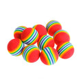 Rainbow EVA Cat Toy Balls for Interactive Chasing and Indoor Play