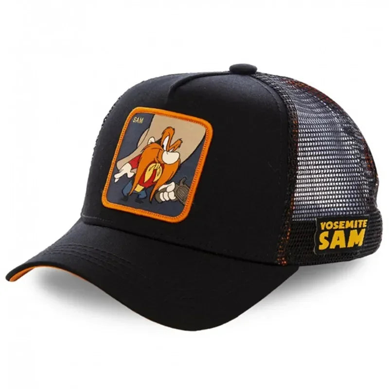 Anime Cartoon Snapback Cotton Baseball Cap for Everyday Style