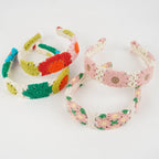 Bohemian Handmade Knitted Summer Headband