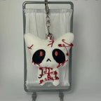 Halloween Horror Plush Keychain Creepy Monster Bag Charm Gift