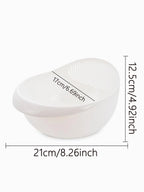 Multi-Purpose Rice Washing Bowl – Colander Drain Basket with Handle