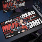 Hot Game Zenless Zone Zero New Mousepad 900x400mm Laptop Non-slip Keyboard Desk Pad XXL Anime Girl Hoshimi Miyabi Rubber Playmat