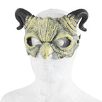 Upgraded RP Devil Half-Face Mask, Carnival and Halloween Party Costume and Props for Holiday Atmosphere Fortnite