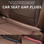 EVA Car Seat Crevice Filling Strip Universal Seat Blocker Prevent Dropping Car Accessories Plug-In Car Seat Gap Filler Elastic