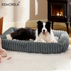 Orthopedic Plush Dog Bed - Mattress with High Resilience Support All Seasons Fluffy Pet Bed for Medium Large Dogs,for Bedroom