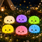 2027 New Dumpling Night Lights Glowing Dumplings Desktop Ornament Cute Glowing Dumpling Steamer Box Kawaii Dumpling Lights Gifts