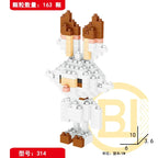DIY Pokemon Blocks Small Cartoon Mini Building Block Pikachu Charizard Eevee Mewtwo Anime Assemble Action Model Dolls Toys