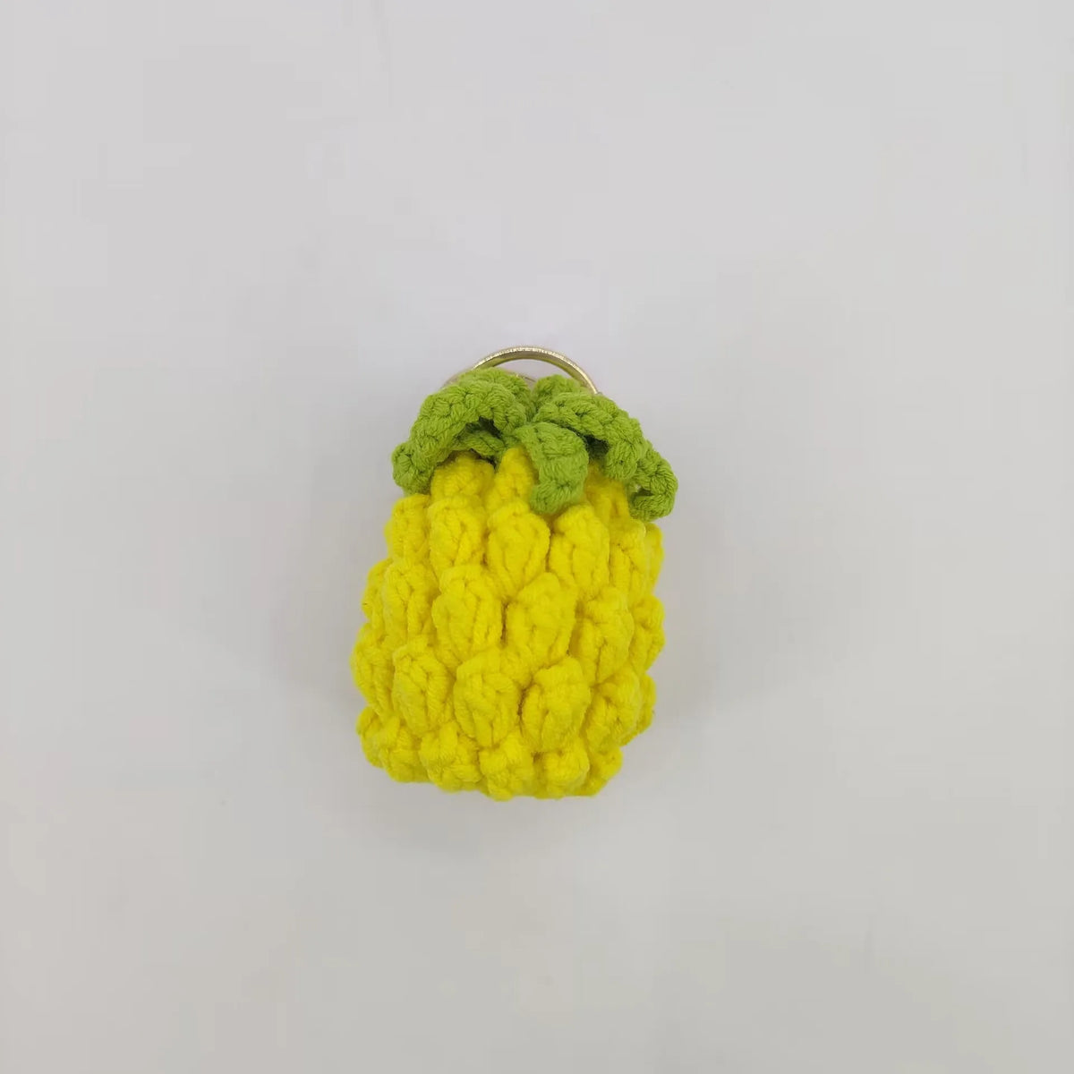 Cute Fruit Crochet Keychain Strawberry Cherry Bag Charm