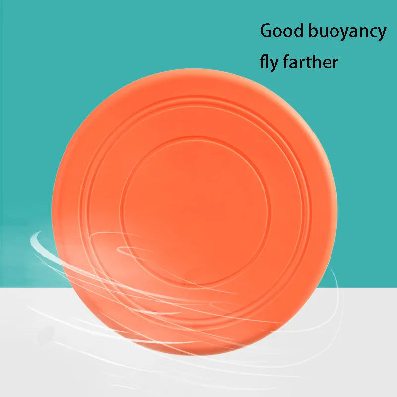 Silicone Flying Disc Dog Toy for Interactive Fetch and Outdoor Play