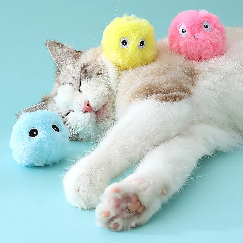 Interactive Electric Cat Ball Toy for Indoor Cats and Kittens