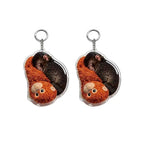 Funny Crochet Monkey Keychain Cute Backpack Bag Charm