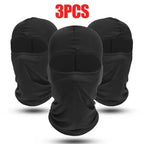 3 Pack Quick Dry Balaclava Face Mask for Outdoor Sports Comfort