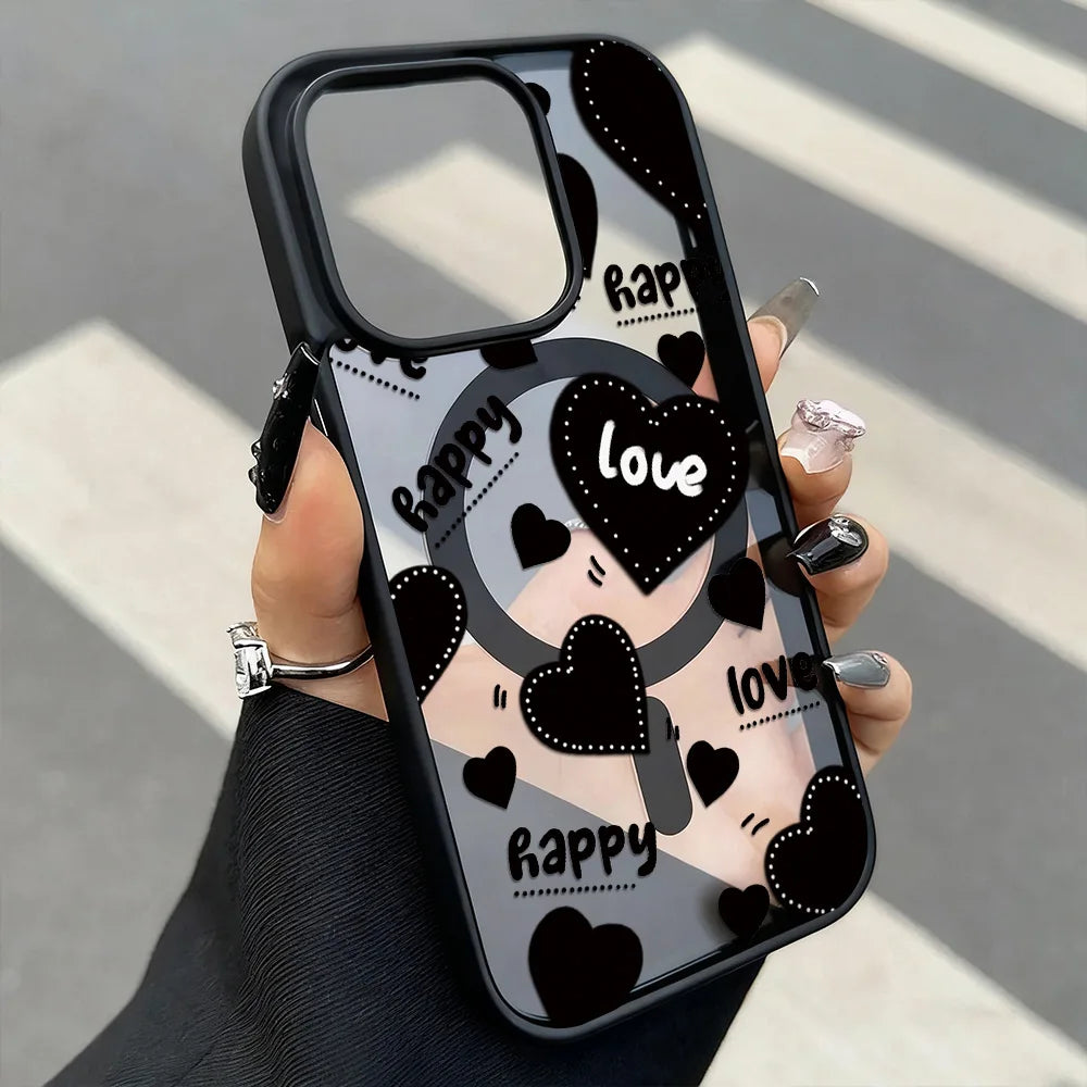 Leopard Print Phone Case For iPhone 17 Pro Case iPhone 16 15 13 12 11 14 18 Pro Max Matte Magsafe Magnetic Wireless Charge Cover