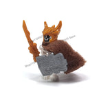 Halloween Scene Building Blocks Skeletons Ghosts Army King Assembled Charactesrs Figures DIY Accessories Bricks Toys Kids Gifts