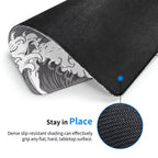 Gaming Mice Mat Great Wave Art Control Mousepad Anti-slip Small Deskmat Pc Gamer Accessoires 18x22cm Lock Edge Speed KeyboardPad