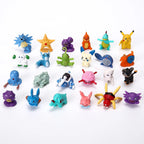 144 Pcs/Lot Mini Pokemon Figure Pikachu Kids Model Toys 2-3cm Kawaii Figurine PVC Dolls 6*24pcs Toys Wholesale