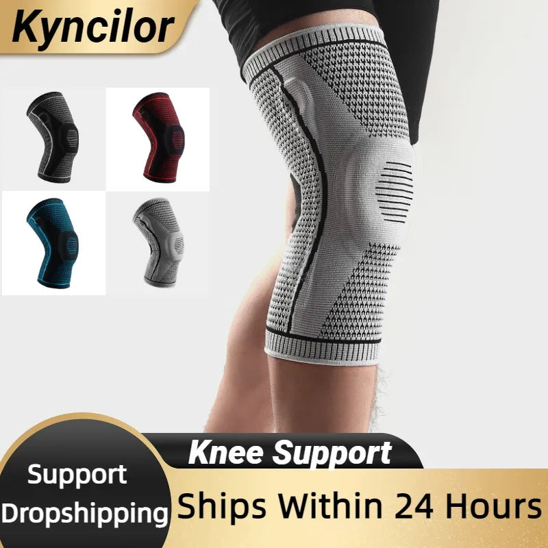 Knee Support Brace Patella Strap Compression Sleeve for Sports & Running Protection