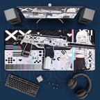 Cartoon Mouse Pad Pink CSGO Print Stream Gamer Mousepad 400x900mm Antislip Keyboard Mouse Mats Rubber Deskmat Gaming Accessories