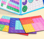 Magnetic Fraction Puzzle Montessori Math Learning Toy for Kids