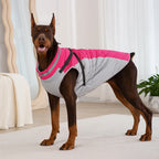 Winter Warm Dog Clothes with Harness Waterproof Pet Dog Jacket for Small Large Dogs Puppy Clothing French Bulldog Coat