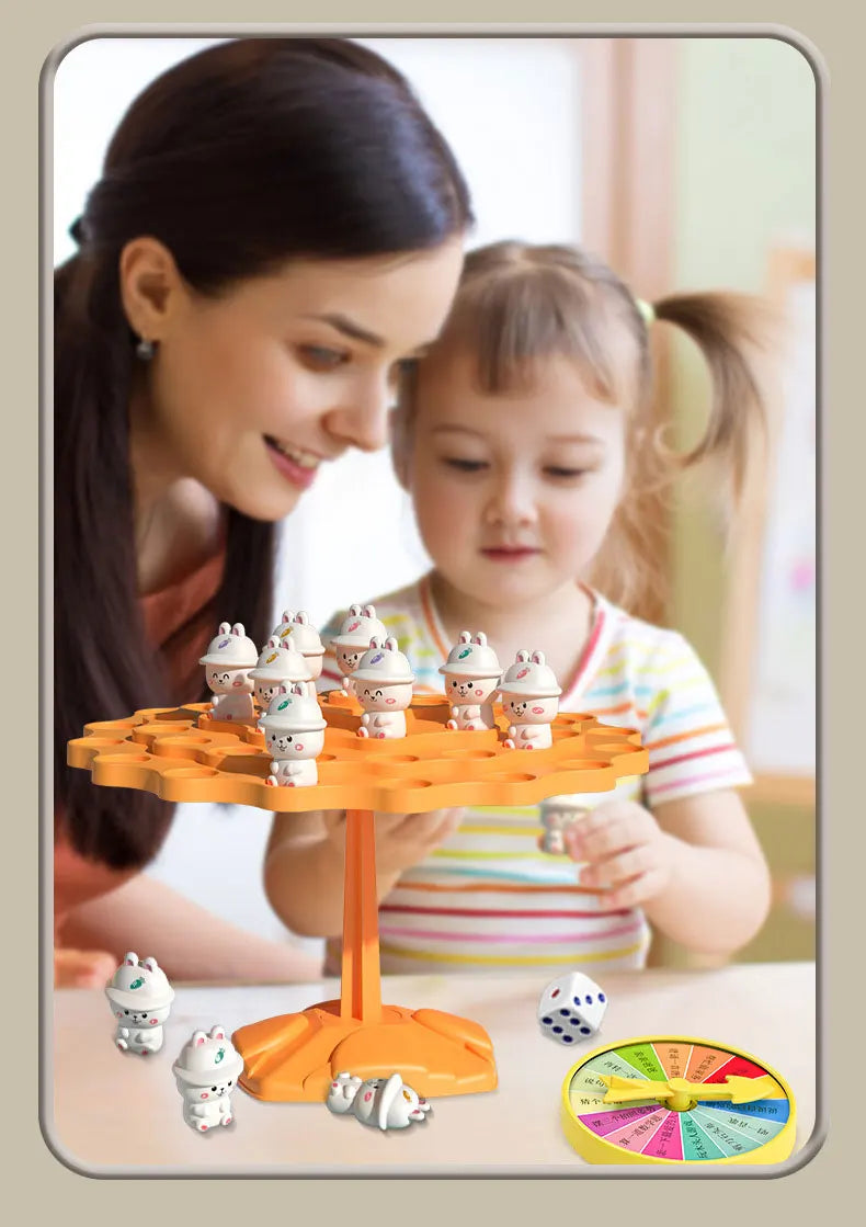 Frog Balance Tree Math Game Montessori Educational Toy for Kids