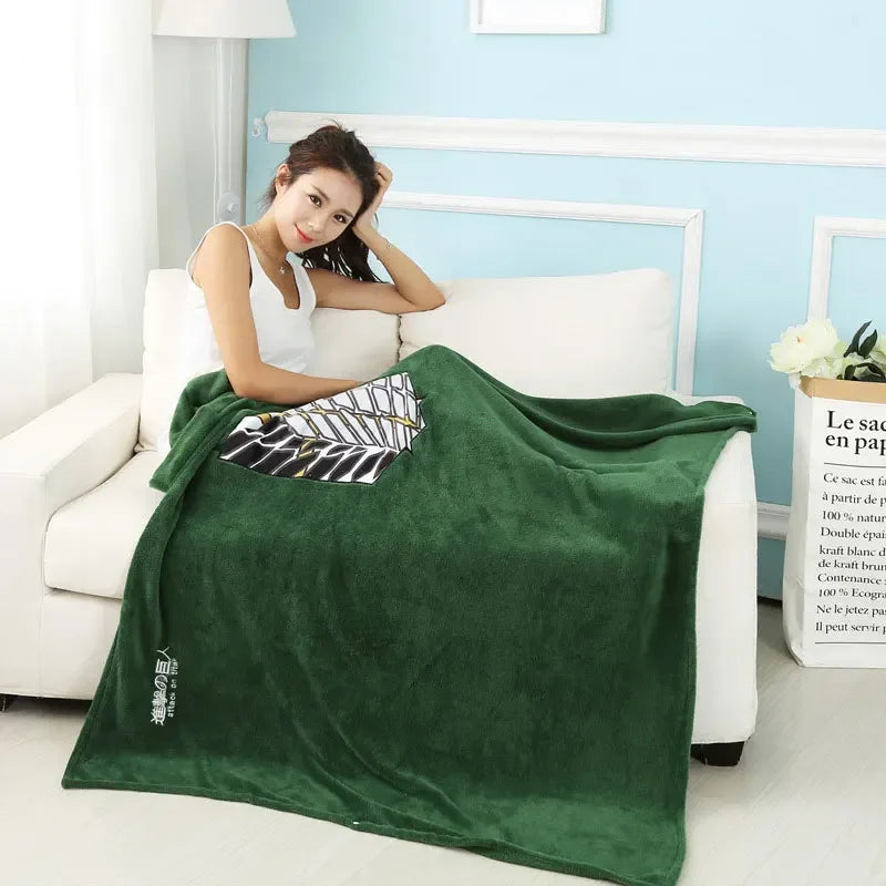 Attack on Titan Survey Corps Blanket Cloak Hoodie