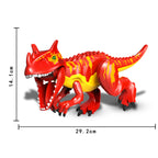 Jurassic Raptor Building Blocks Mini Dinosaur Construction Toy Set