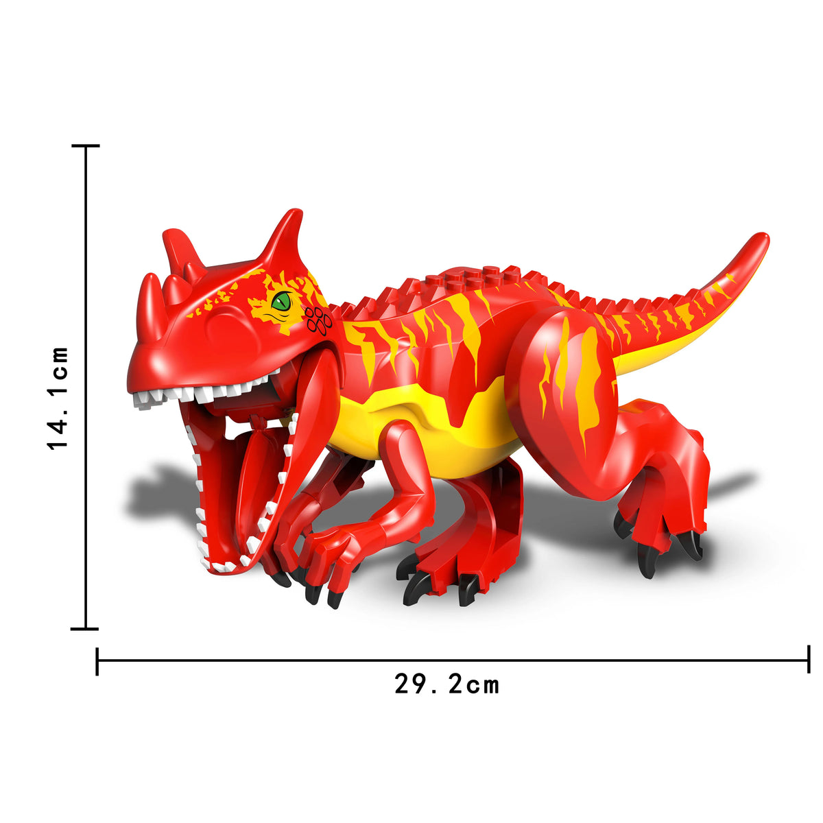 Jurassic Raptor Building Blocks Mini Dinosaur Construction Toy Set
