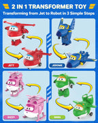 Transforming Airplane Toy Set